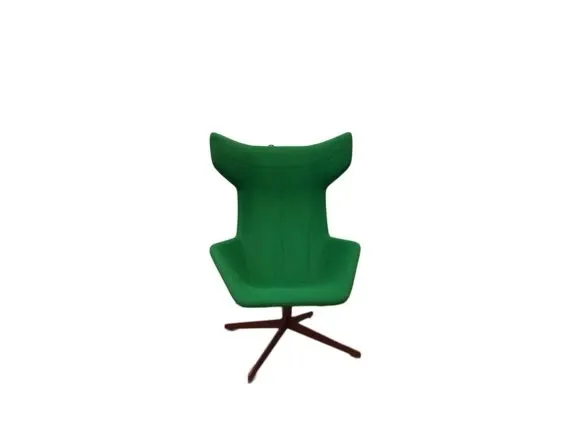 Poltrona Wingback Take a line for a walk (verde), Moroso image