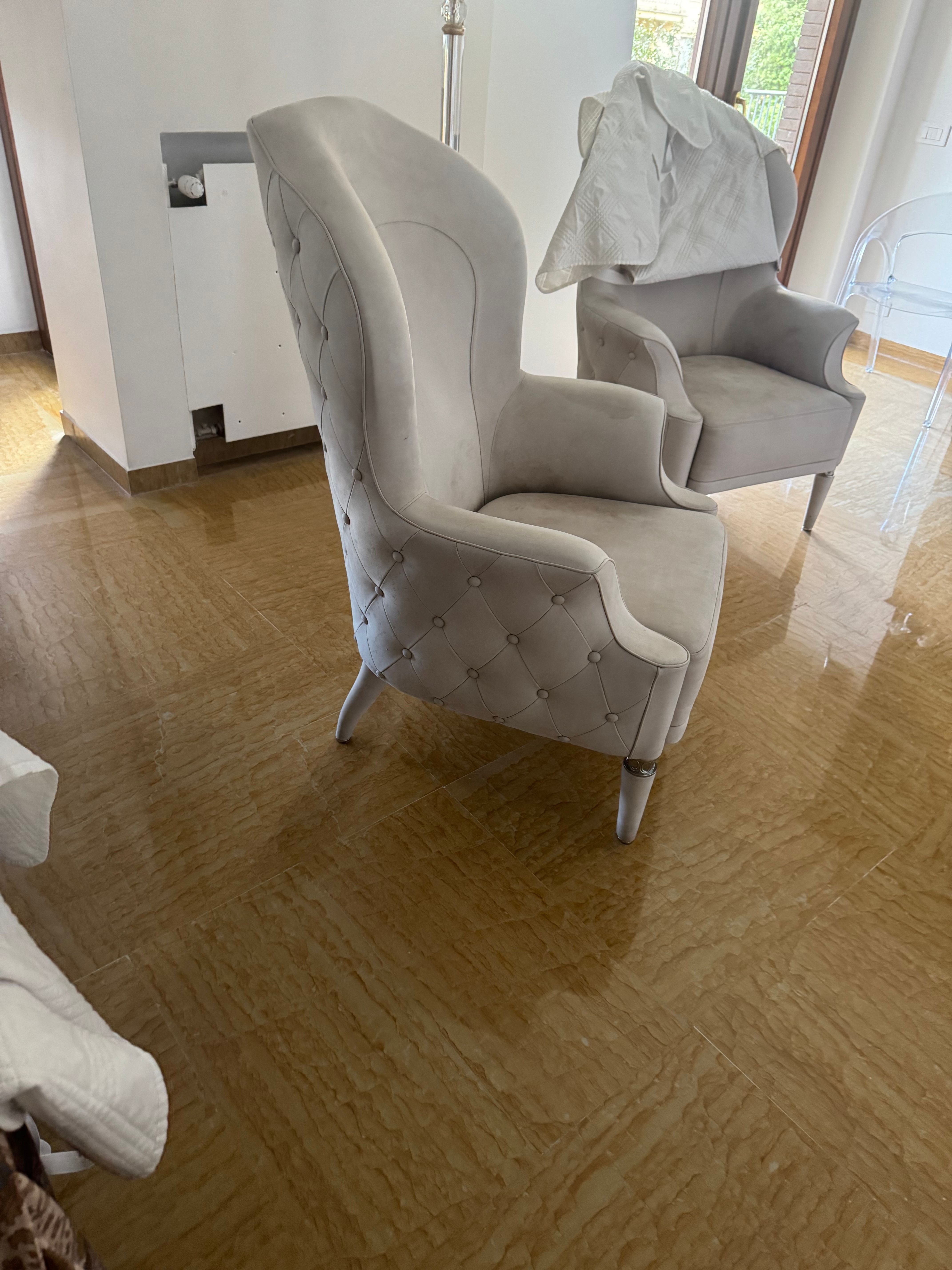 Cavalli IPE beige armchair Optional7