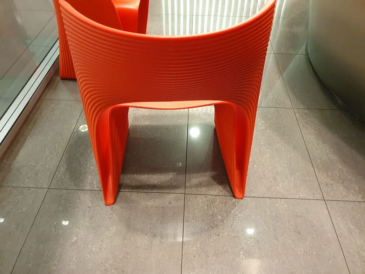 Poltroncina Raviolo per esterni polietilene (rosso) 1