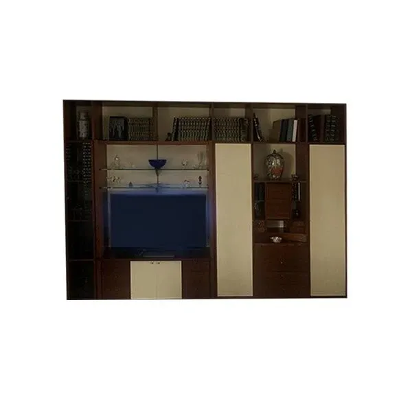 Libreria a parete in legno, 