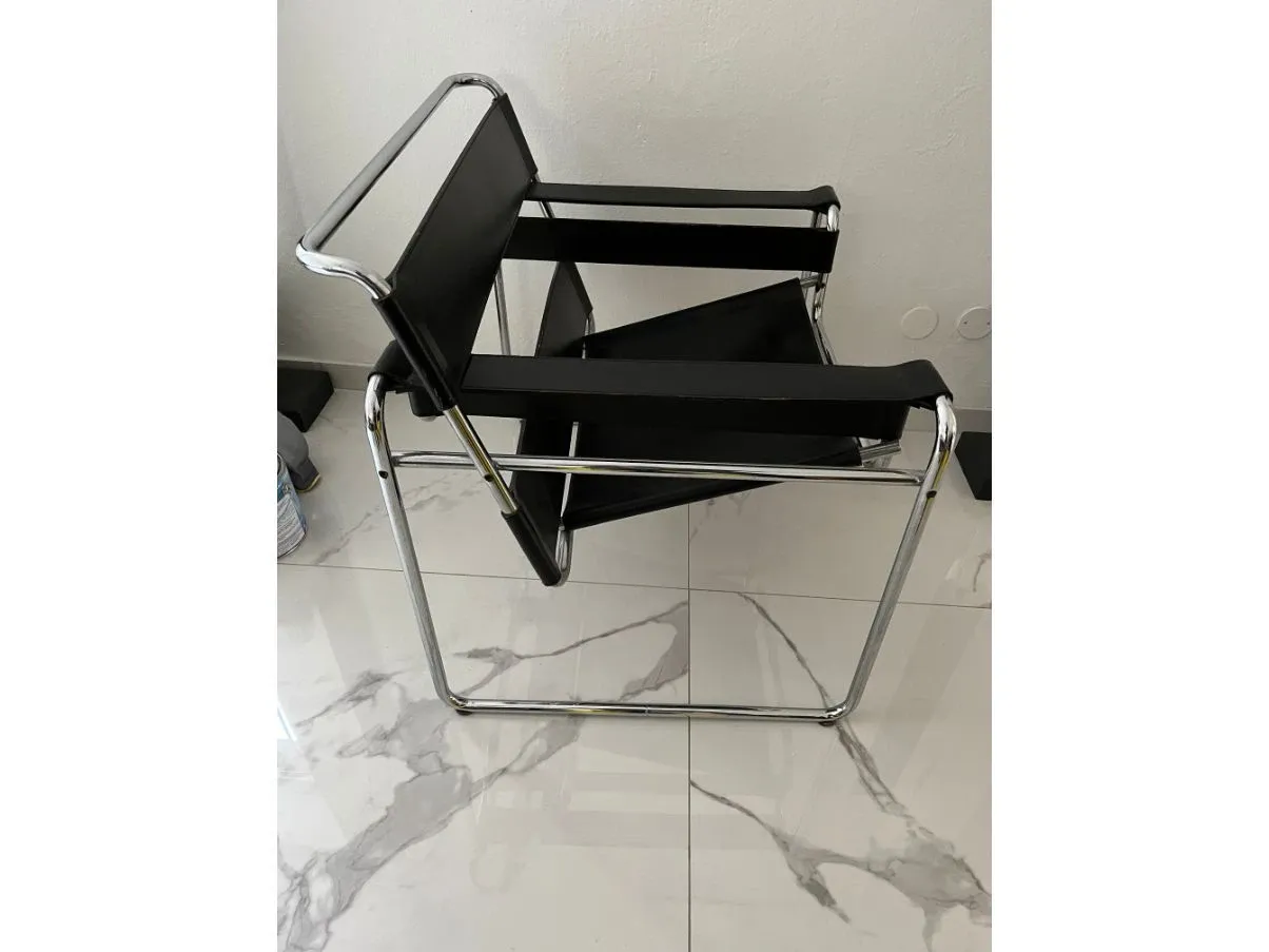 Wassily B3 armchair by Marcel Breuer, Gavina 5