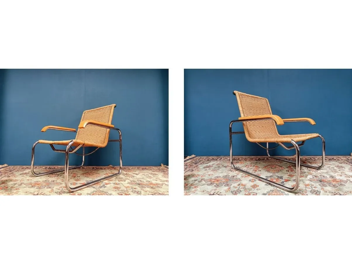 Vintage S35 armchair by Marcel Breuer (1970s), Thonet 1