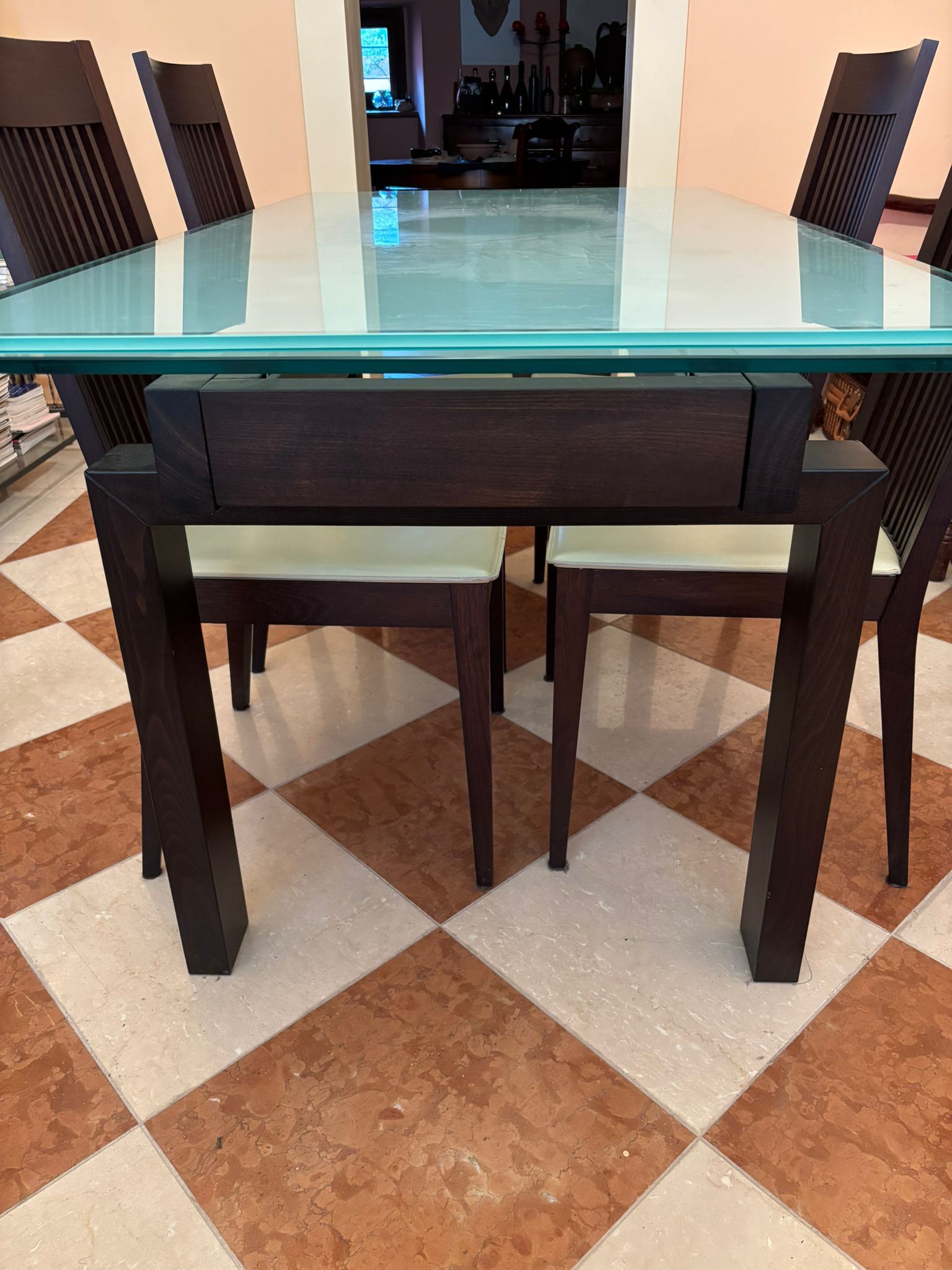 Set 4 Stühle und ausziehbarer Tisch Hyper CS/416 Details