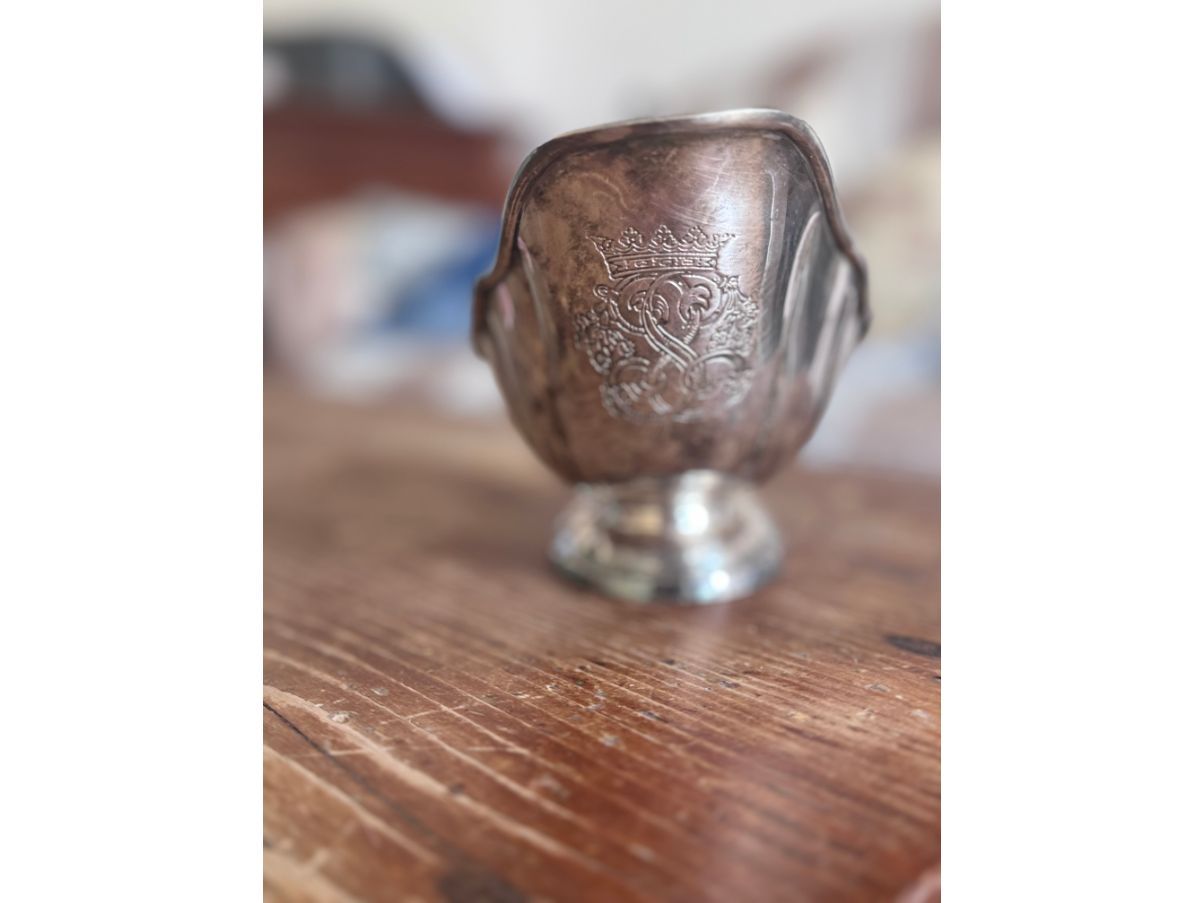 Silver-plated container, Royal Sheffield  Brand
