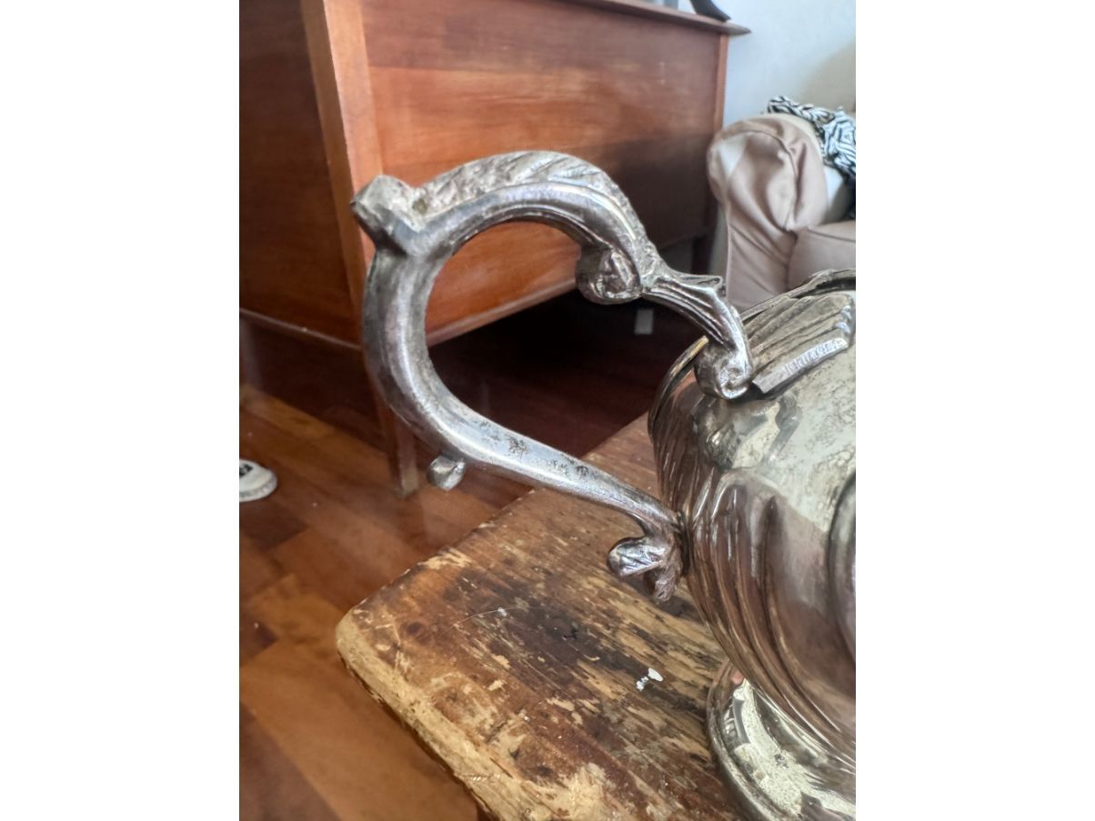 Silver-plated container, Royal Sheffield  Details