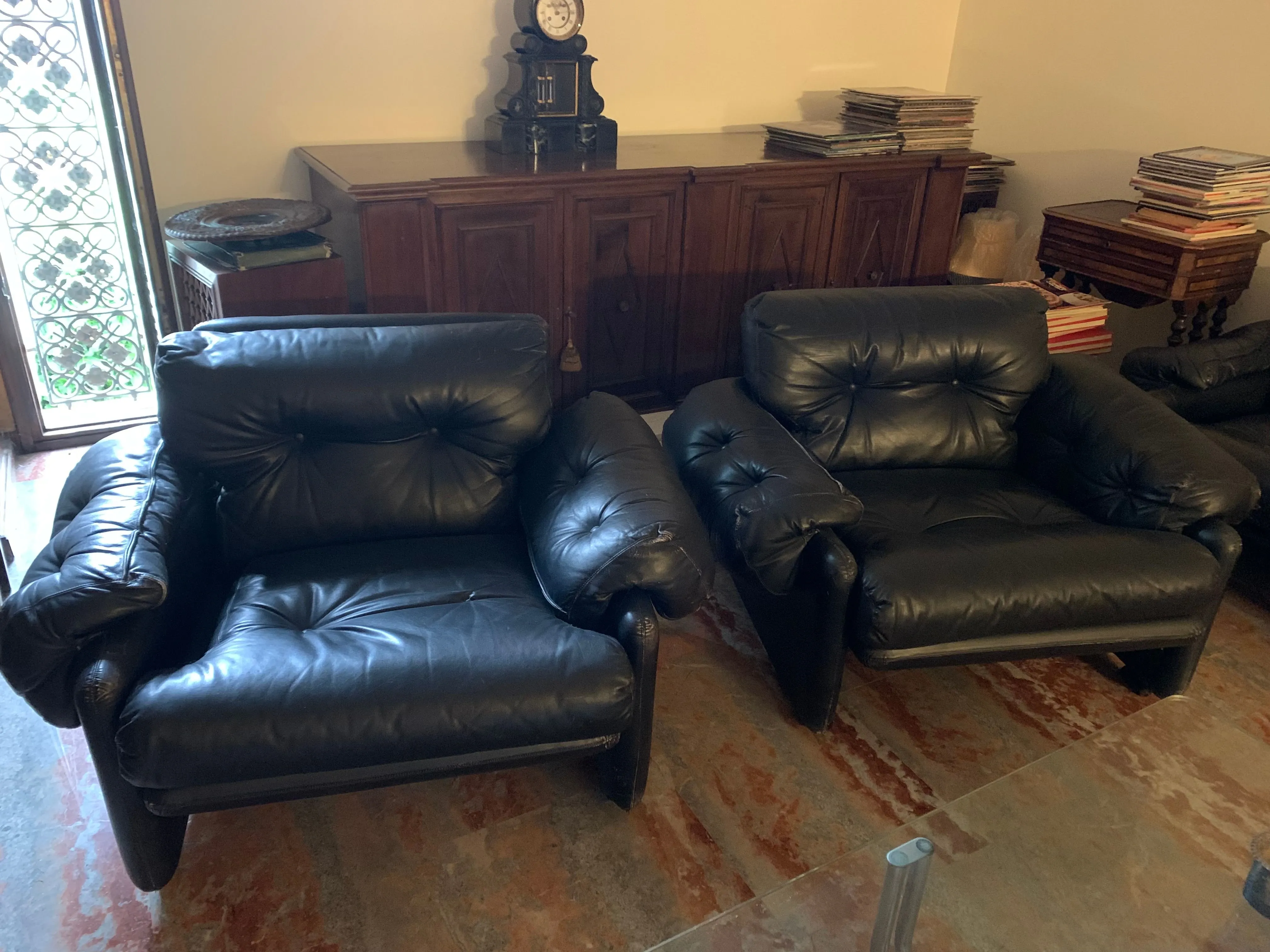 Set of 2 Coronado armchairs Afra & Tobia Scarpa, B&B Italia 2