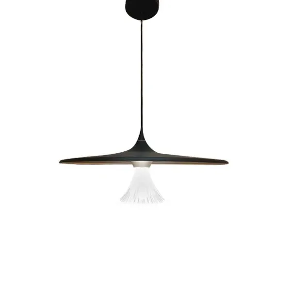 Lampada a sospensione Ipno in alluminio (nero-oro) 