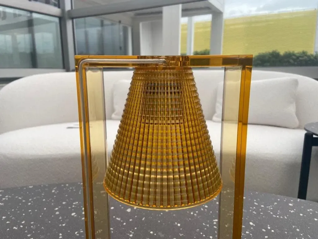 Light-Air Amber Table Lamp Front