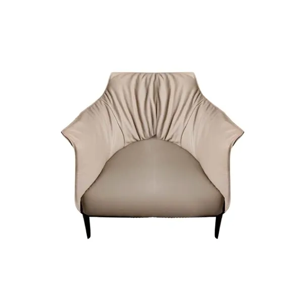 Archibald armchair in leather (beige), Poltrona Frau image