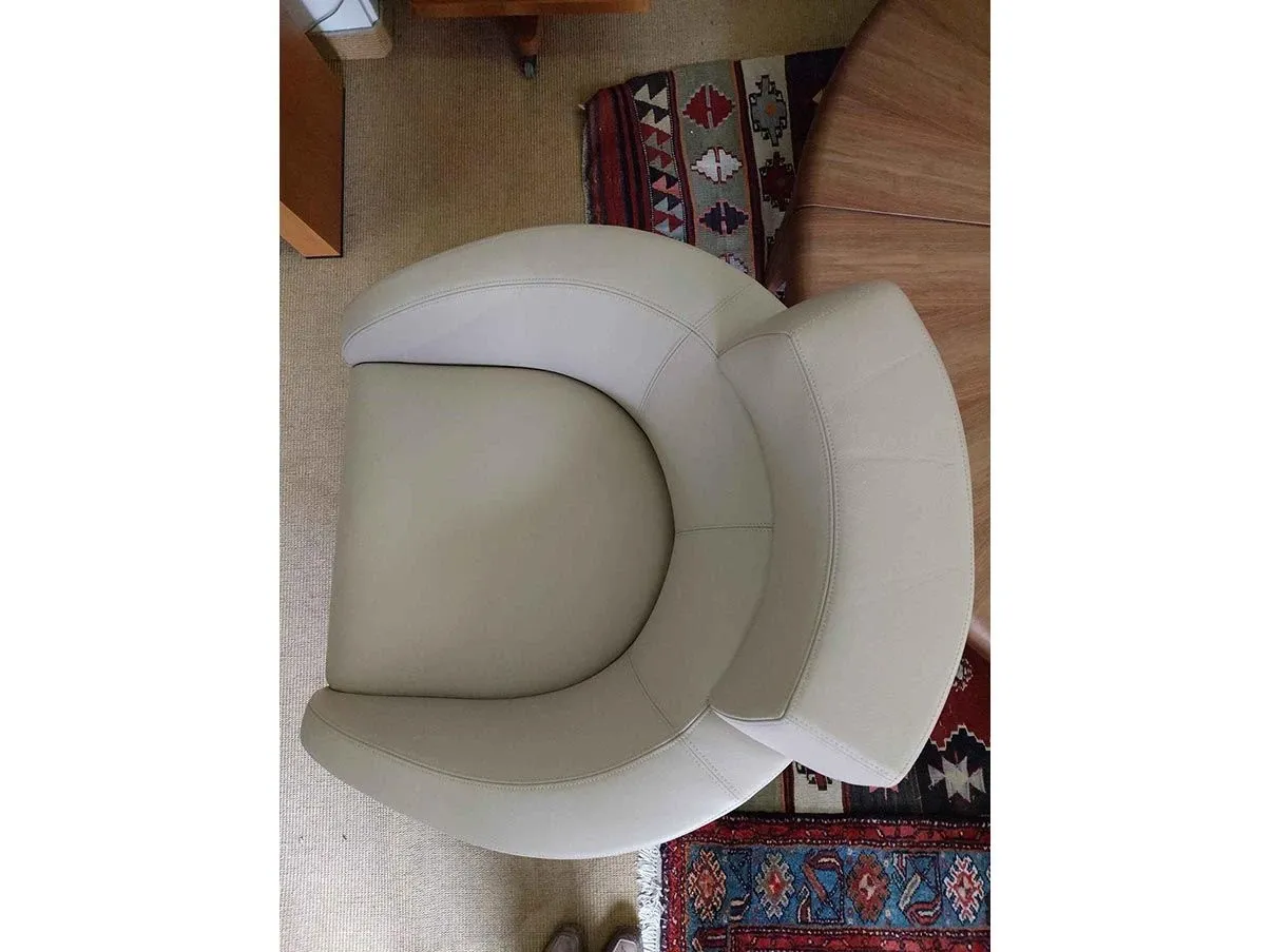 Poltrona Scriptor Selectus in pelle (beige), Giorgetti 4