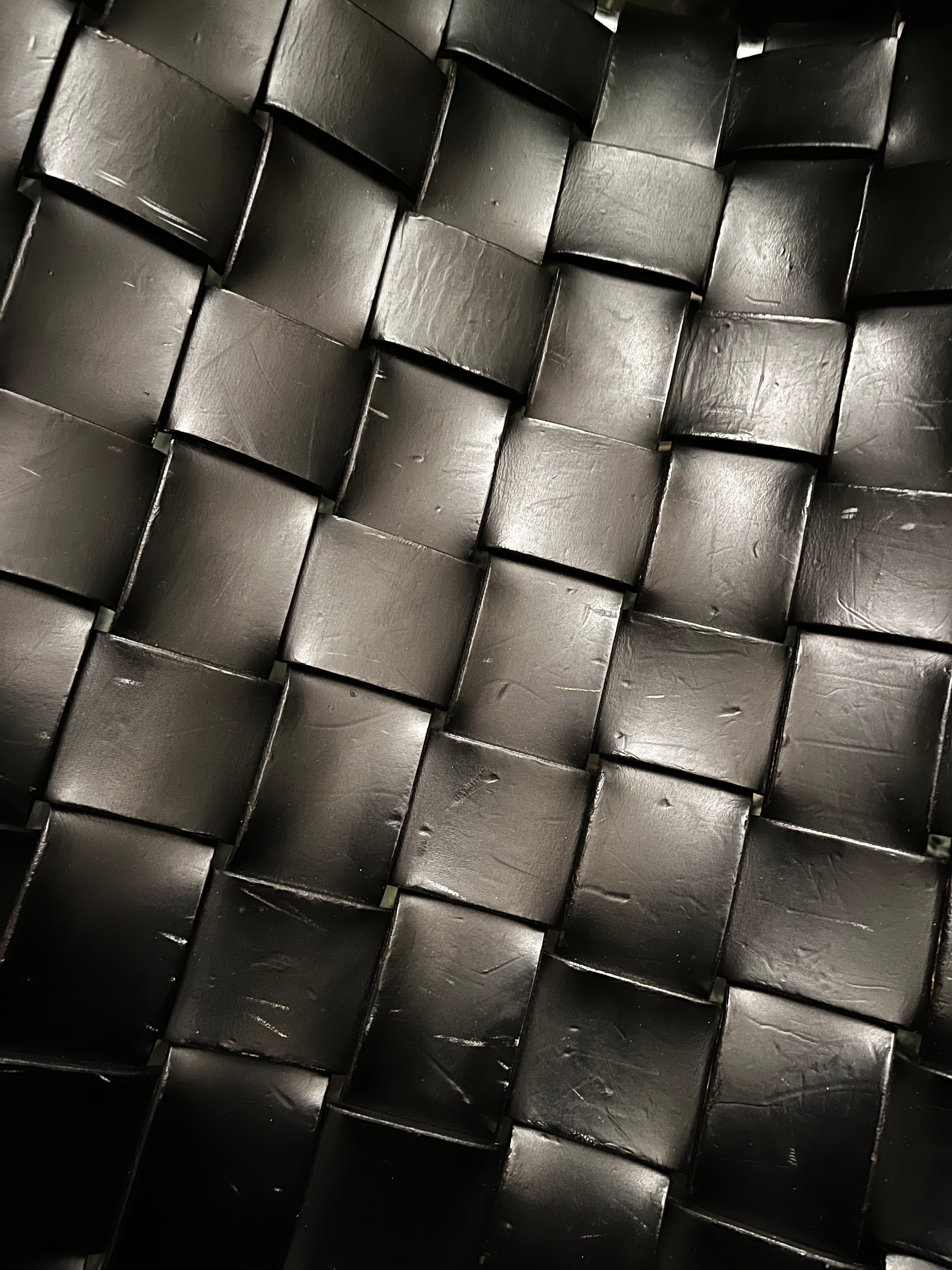 Set van Luar fauteuils in leer van Ross Littell Optional7