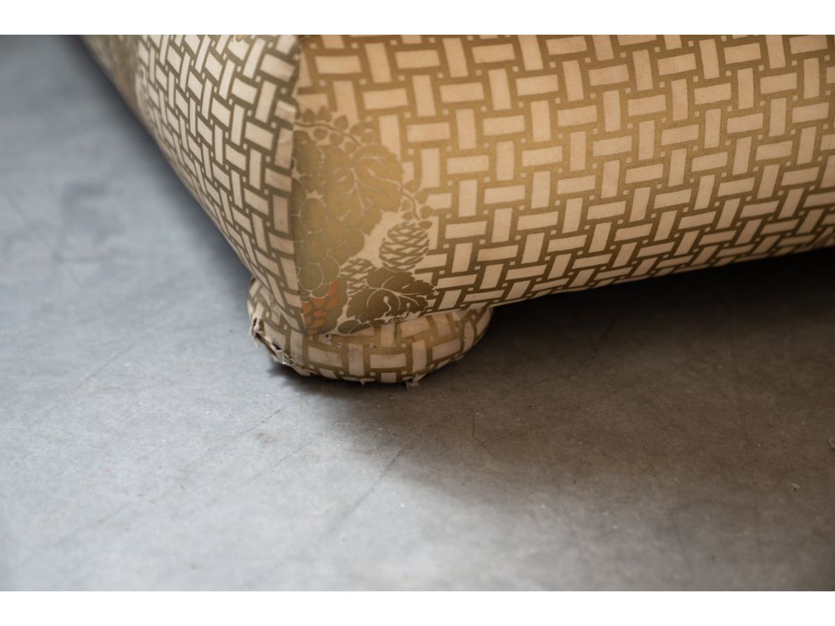 Set 3-zits bank en fauteuil van zijde (jaren '70) Optional11