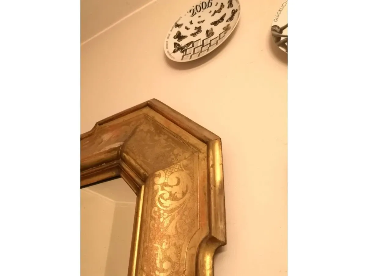 Vintage mirror in gilded wood (&#39;800), 6