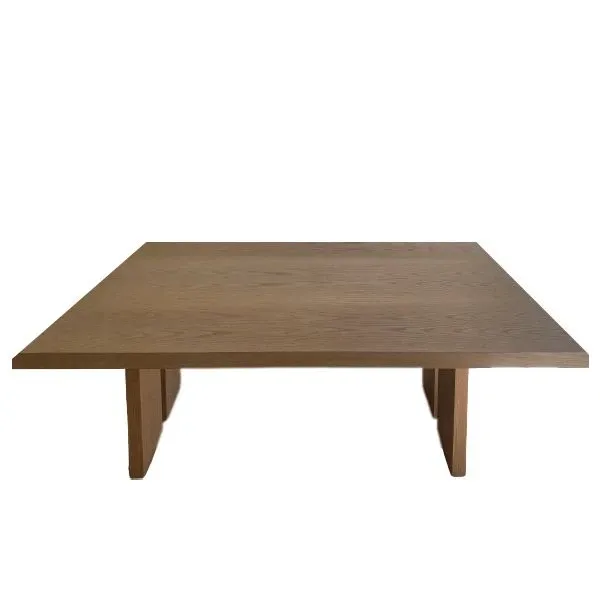 Trocadero table in oak wood, Armani Casa 