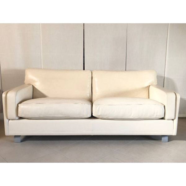 White leather sofa, Poltrona Frau  image