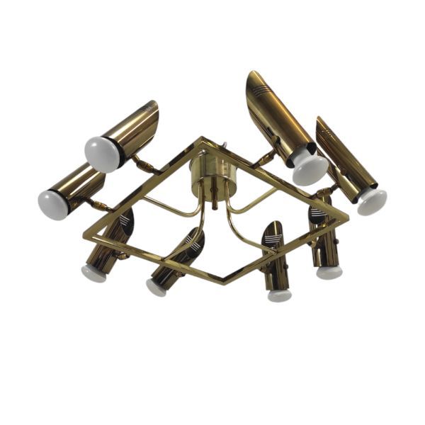 Solid brass chandelier (70s), image