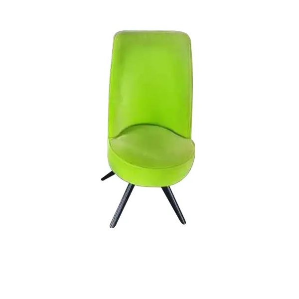 San Marco chair by Thun & Rodriguez velvet (green), Driade image