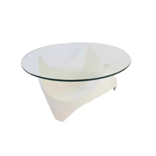 Coffee table in fiberglass (white), Opal image