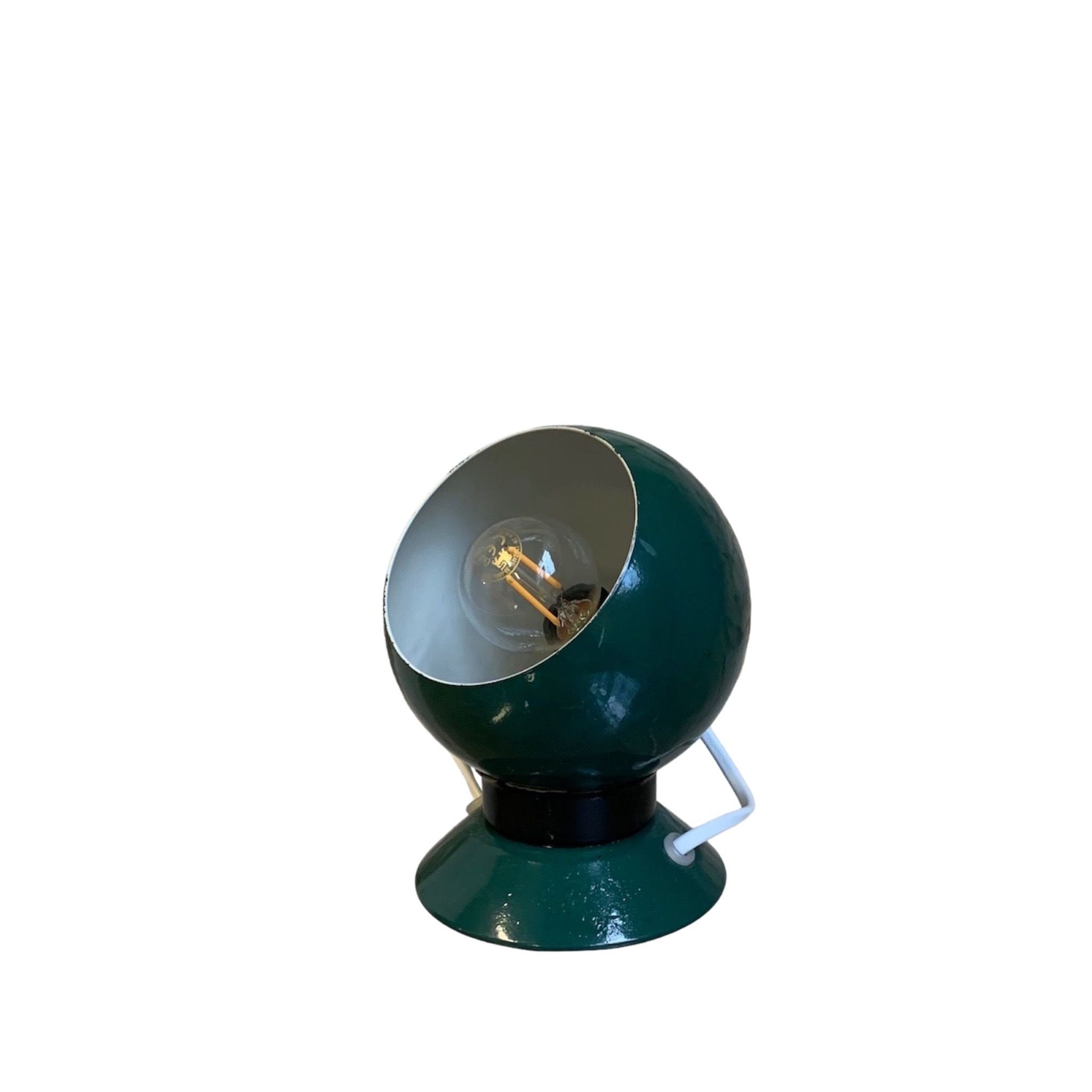 Small green Eyeball lamp by Benny Frandsen 1960s