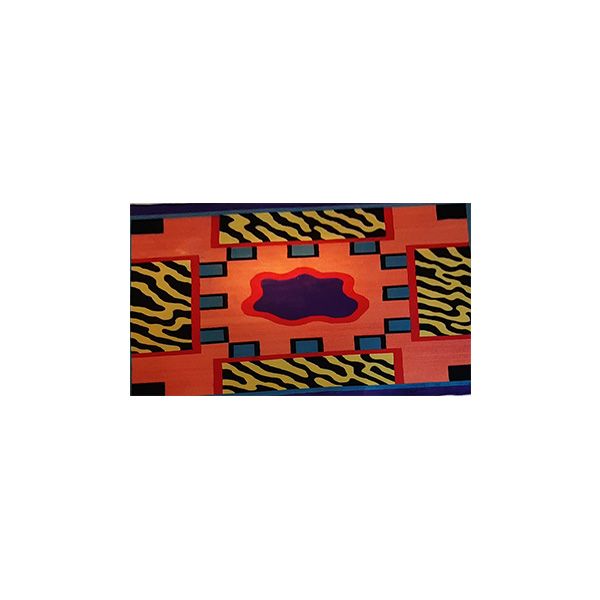 Equador vintage carpet in multicolor fabric, image
