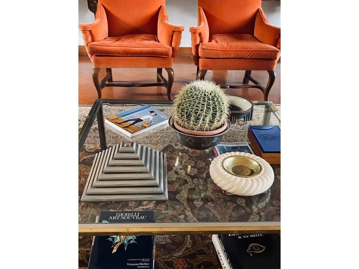 Vintage Stacked Trays Sculpture (1970s) 1