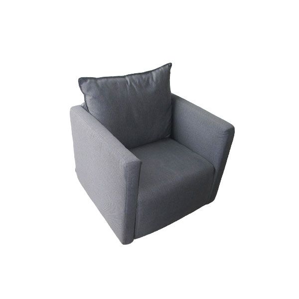 Gilda armchair with armrests fabric (anthracite), Novamobili image