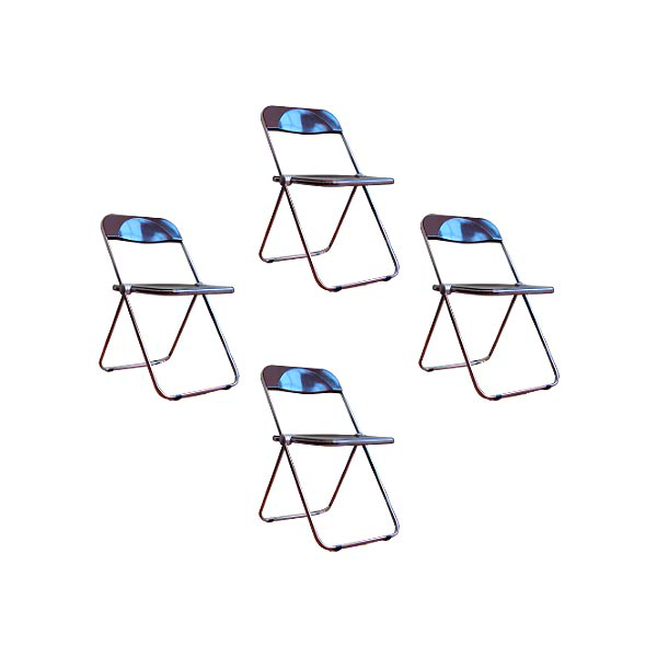 Set of 4 Plia folding chairs, Anonima Castelli image