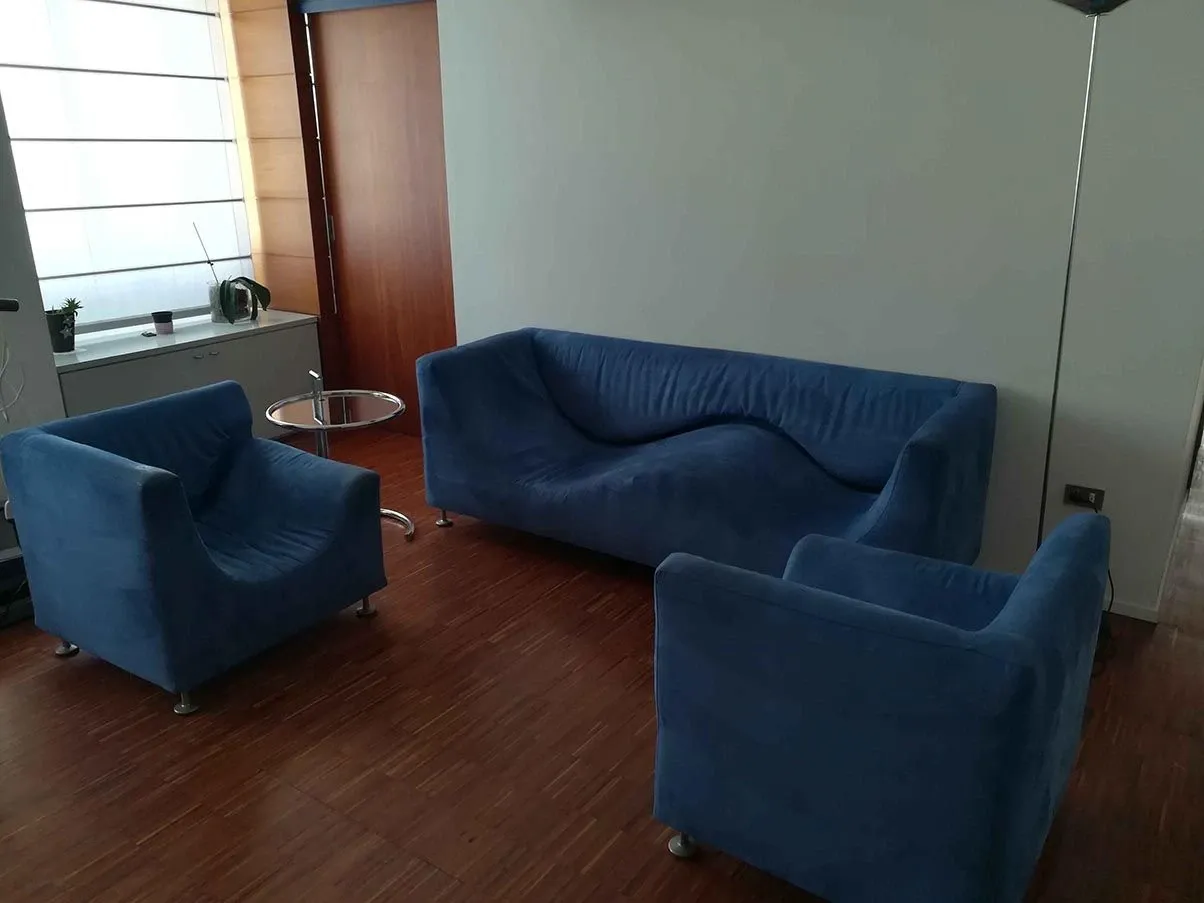 Set divano e 2 poltrone Three Sofa de Luxe (blu), Cappellini 6