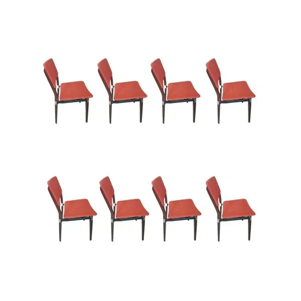 Set of 8 S82 chairs by Eugenio Gerli (1960s), Tecno image