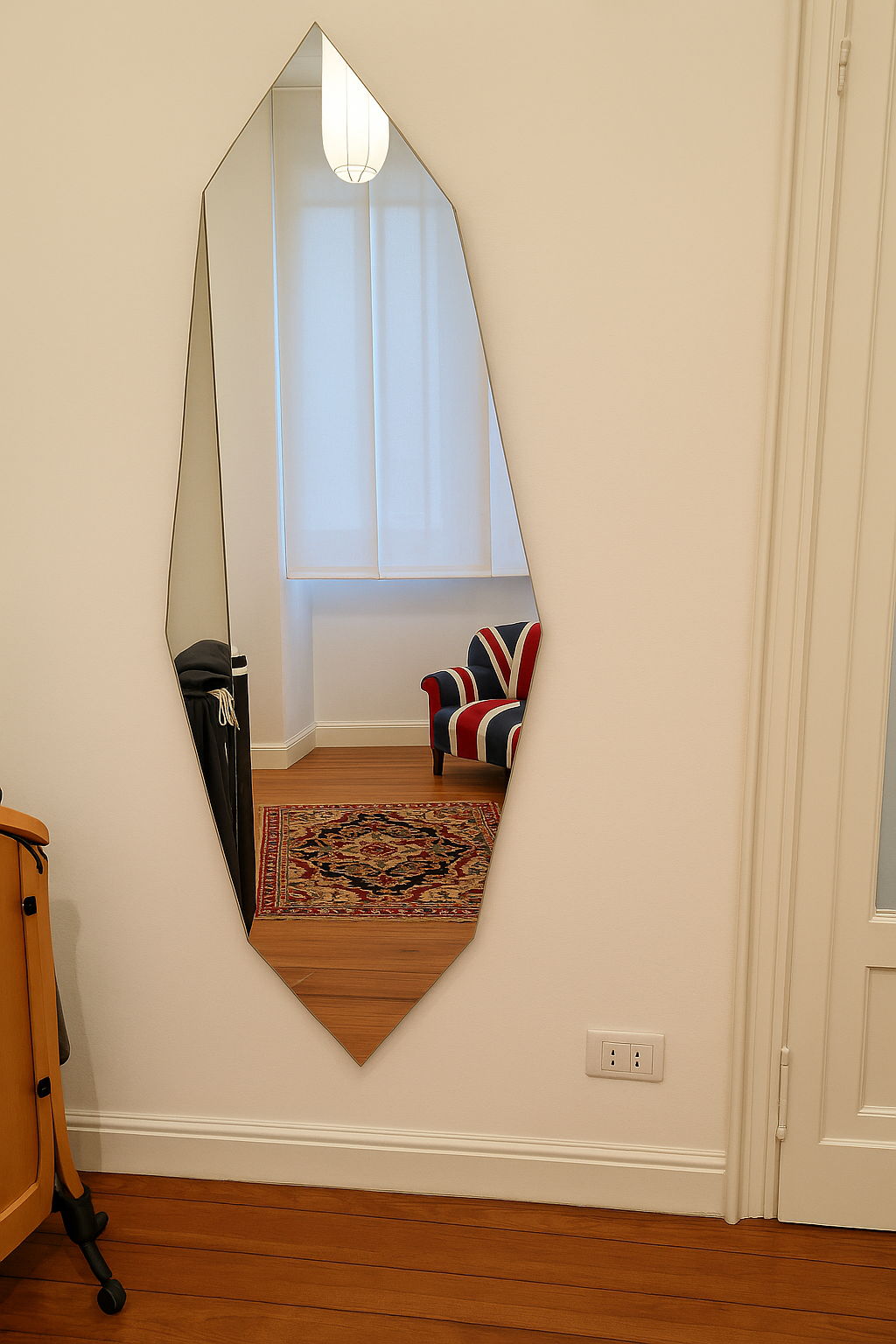 Moderne prisma wandspiegel Main