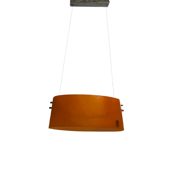 Vittoria S glass pendant lamp (orange), Leucos image