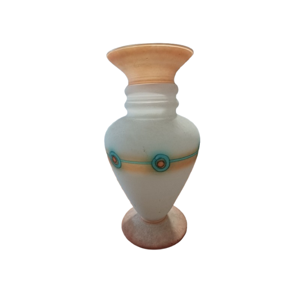 Multicolored Murano glass vase (60s), image
