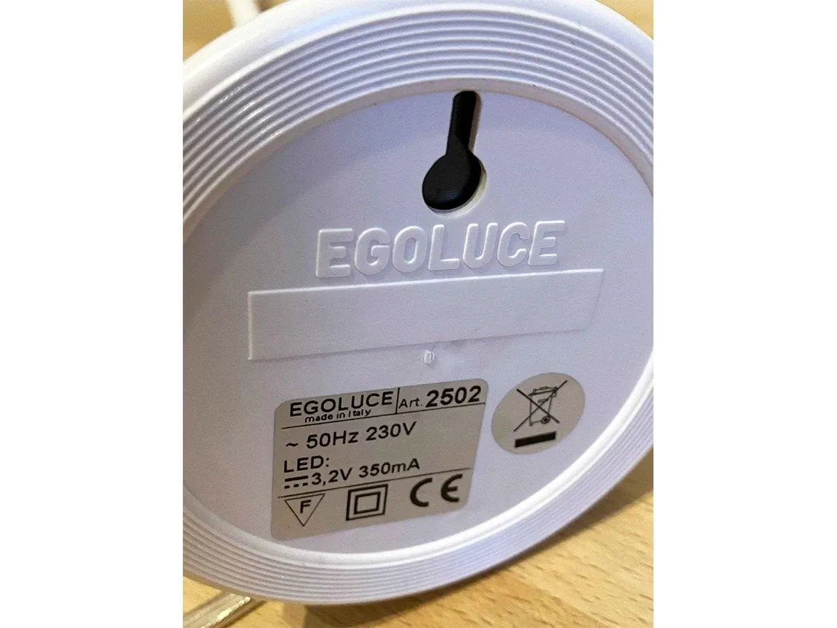 Lampada da tavolo Kalla alluminio e ABS (bianco), Egoluce 2