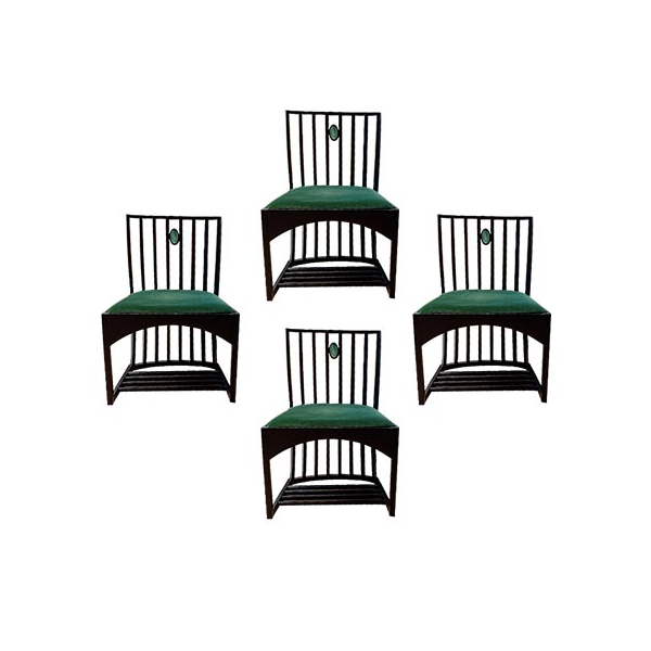 Set of 4 Cammeo chairs in fabric (1970s), Alivar image