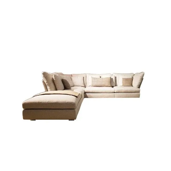 Divano componibile Holiday in tessuto (beige), Molteni&C Deesup