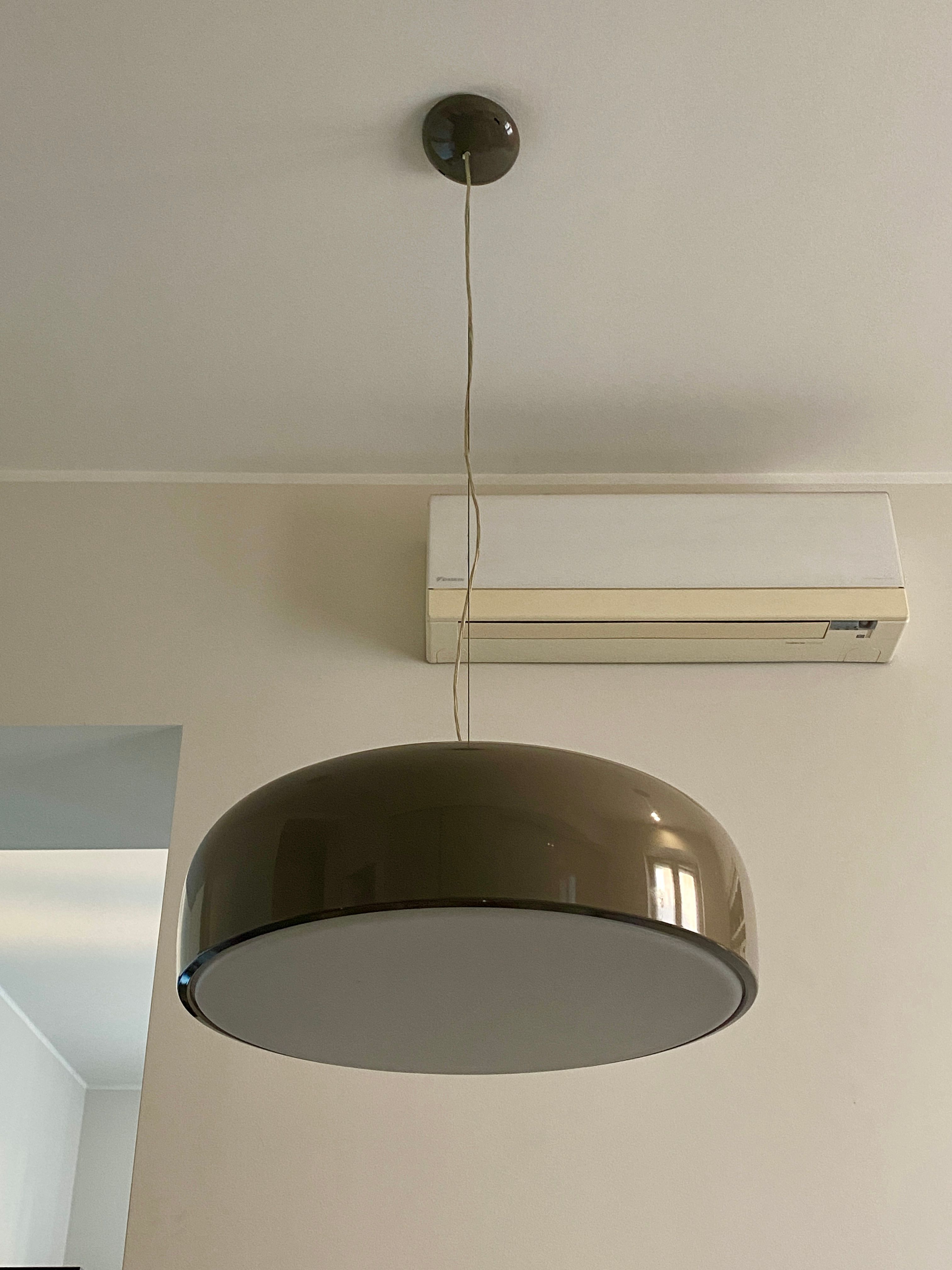 Lampadario Smithfield in alluminio verniciato di Jasper Morrison, Flos Main