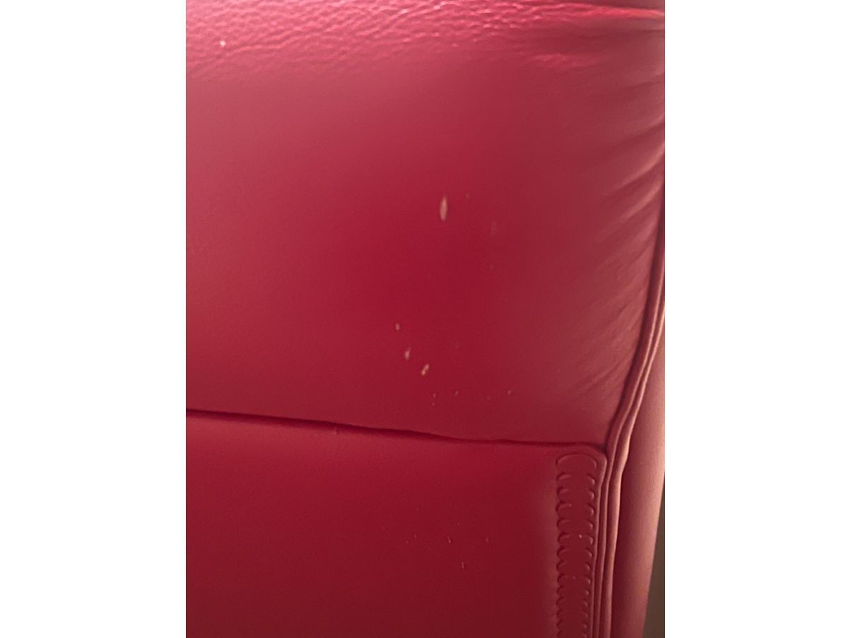 Pochette Rettangolare In Pelle Rossa