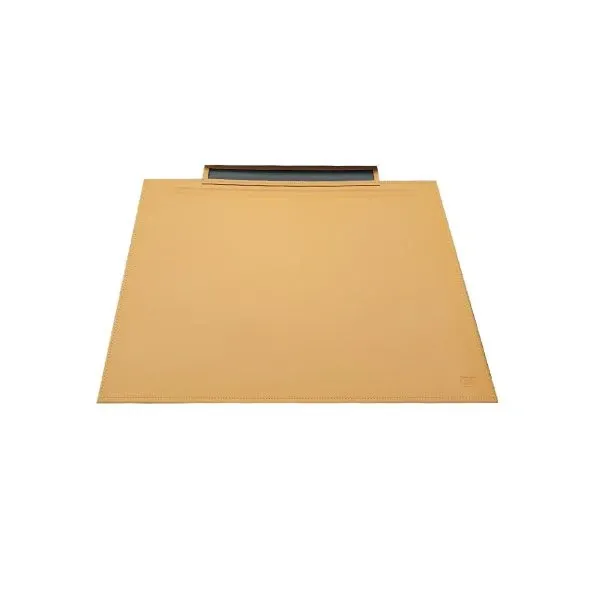 Rectangular desk pad covered in leather (beige), Poltrona Frau 1