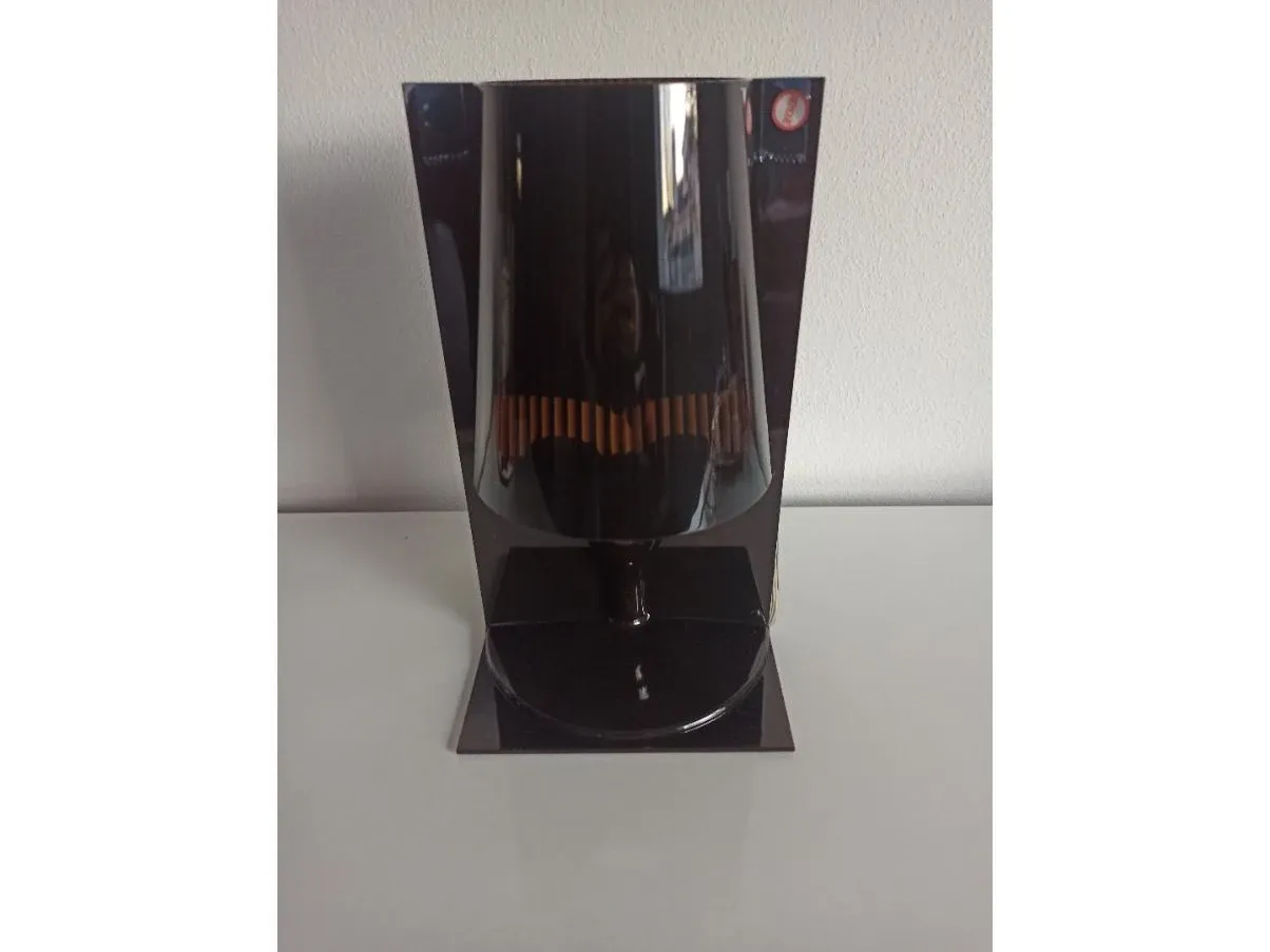 Set 2 lampade da tavolo Take nera, Kartell 
