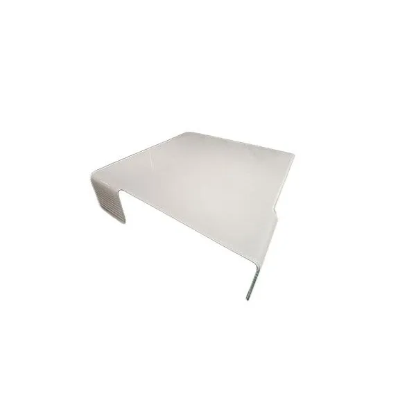 Neutra coffee table in white extralight glass, Fiam image