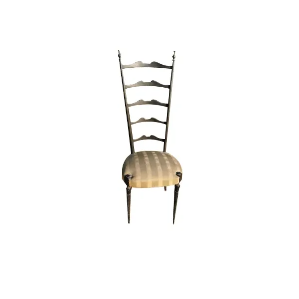 Chiavarina chair with high wooden back (1920s), image
