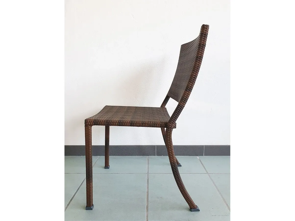 Set 4 Soft Viro outdoor rattan chairs 5