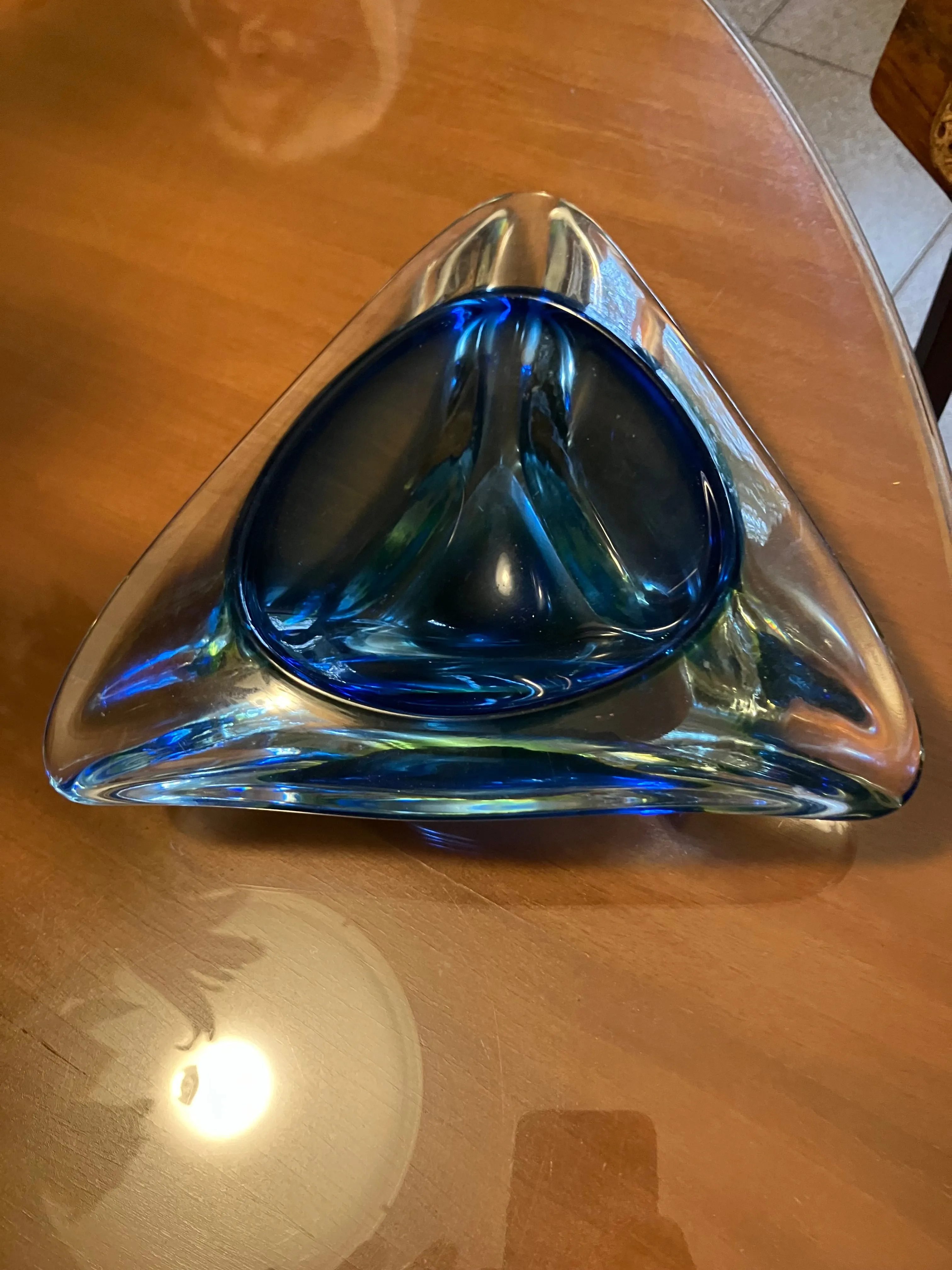 Murano glass ashtray from the Sommersi series 