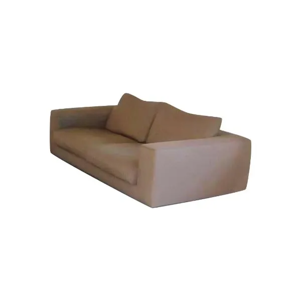 3 seater sofa in cotton (brown), Minotti image