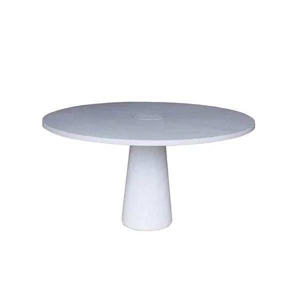 Eros round table in Carrara marble (1970s) image