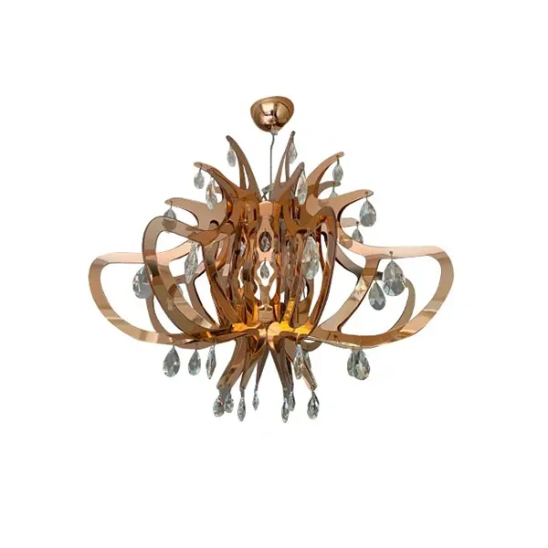 Lampada a sospensione Lillibet in stile barocco (rame), Slamp 1