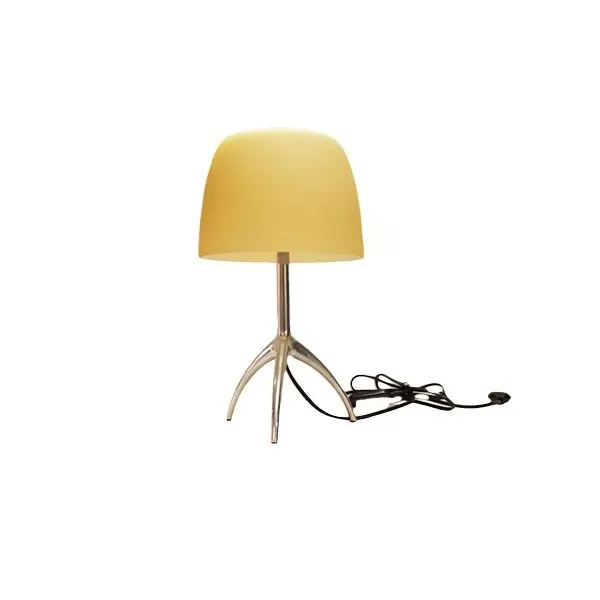 Lumiere aluminum and glass table lamp (yellow), Foscarini image