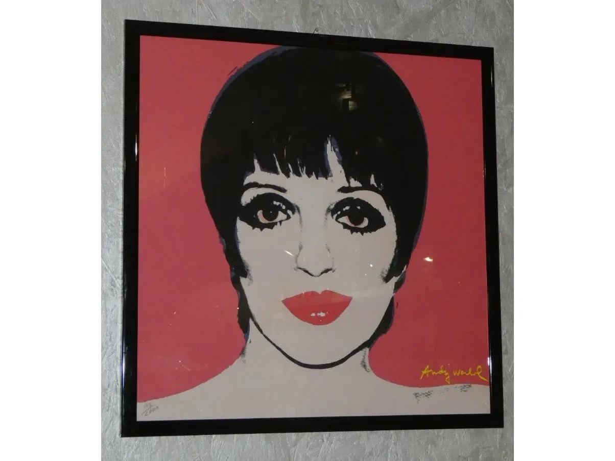 Liza Minelli lithograph by Andy Warhol (1980s) 2
