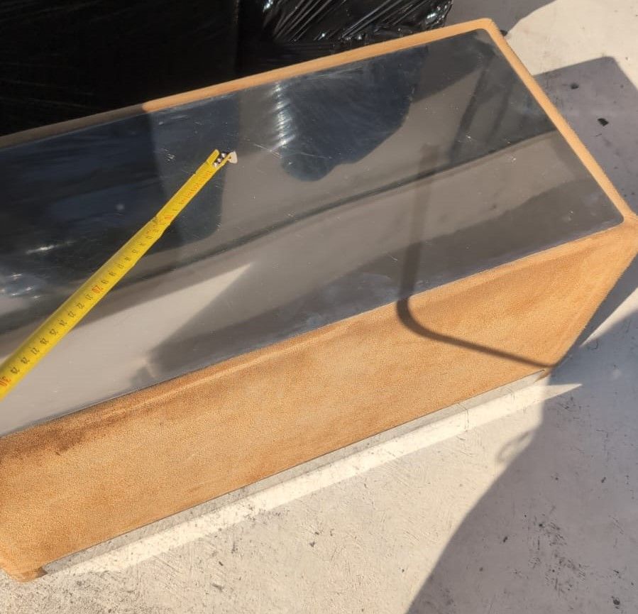 Modulares Ecksofa mit seitlichen Tischen Vorschläge (70er Jahre) Details