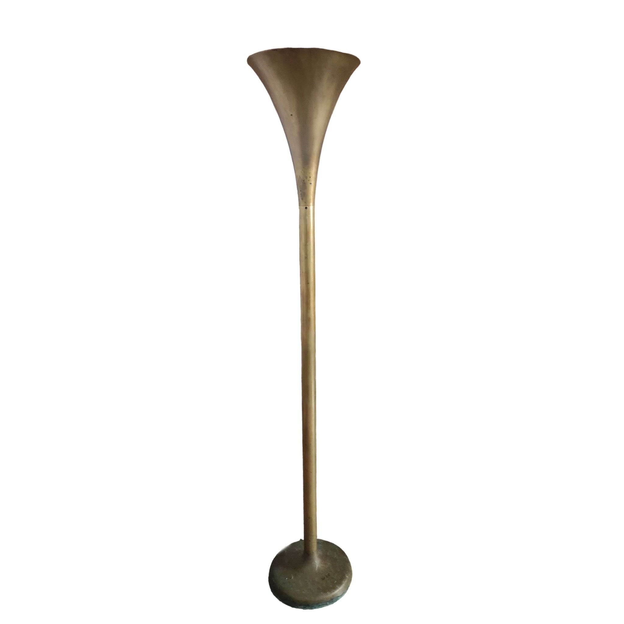 Luminator floor lamp by Marcello Piacentini in brass (1970s) image